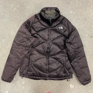 The North Face Dark Brown 550 Puffer Jacket size XL